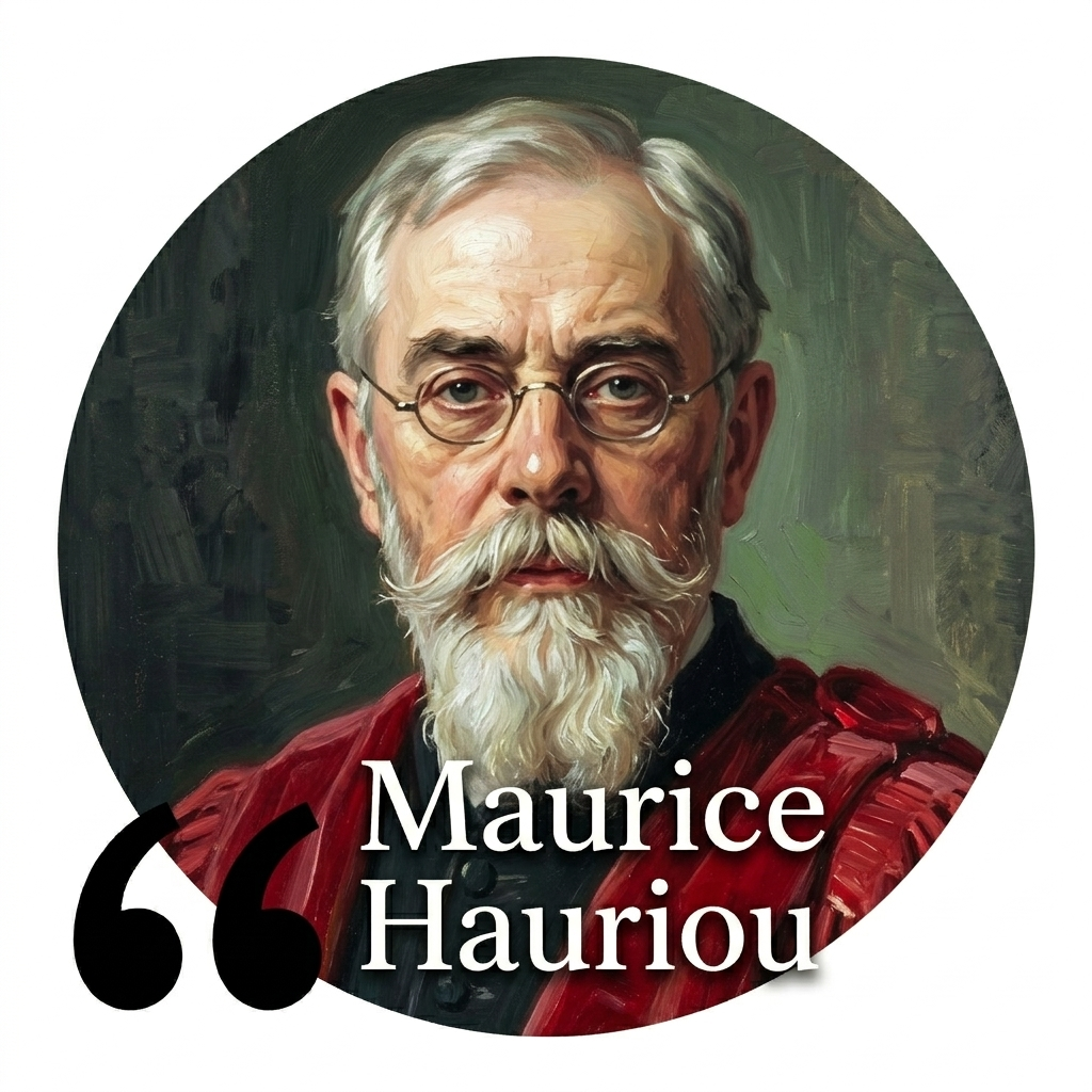 موريس هوريو ❞Maurice Hauriou❝
